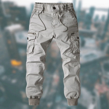 Relaxed Fit Cargo Running Pants for Men