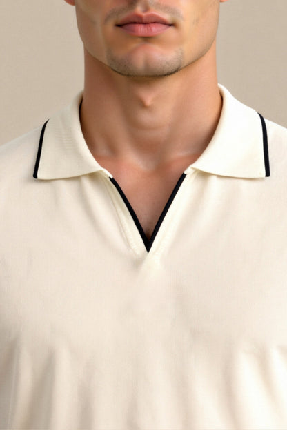 Classic Fit Short Sleeve Polo Shirt for Men