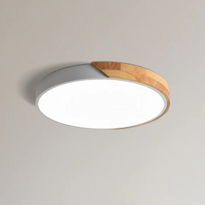 Rustic Wood LED Ceiling Lamp For Home