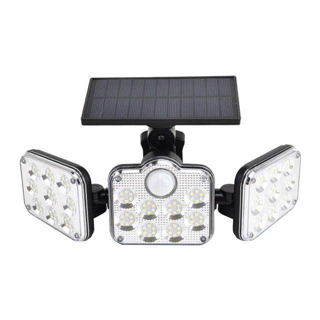 Bright Outdoor Motion Security Light with 3 Heads