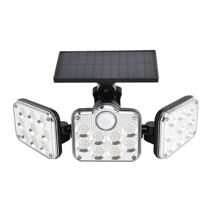 Bright Outdoor Motion Security Light with 3 Heads