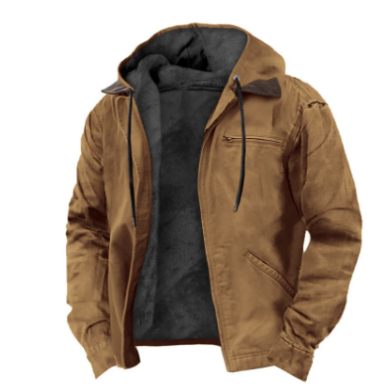 Men's Classic Zip Up Hoodie Jacket