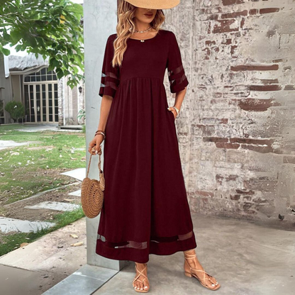 Flattering Belly Covering Summer Dress