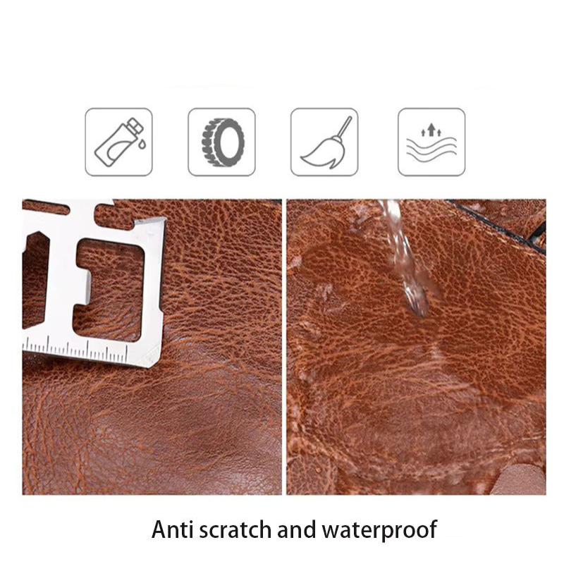 Simple Big Genuine Leather Tote Bag