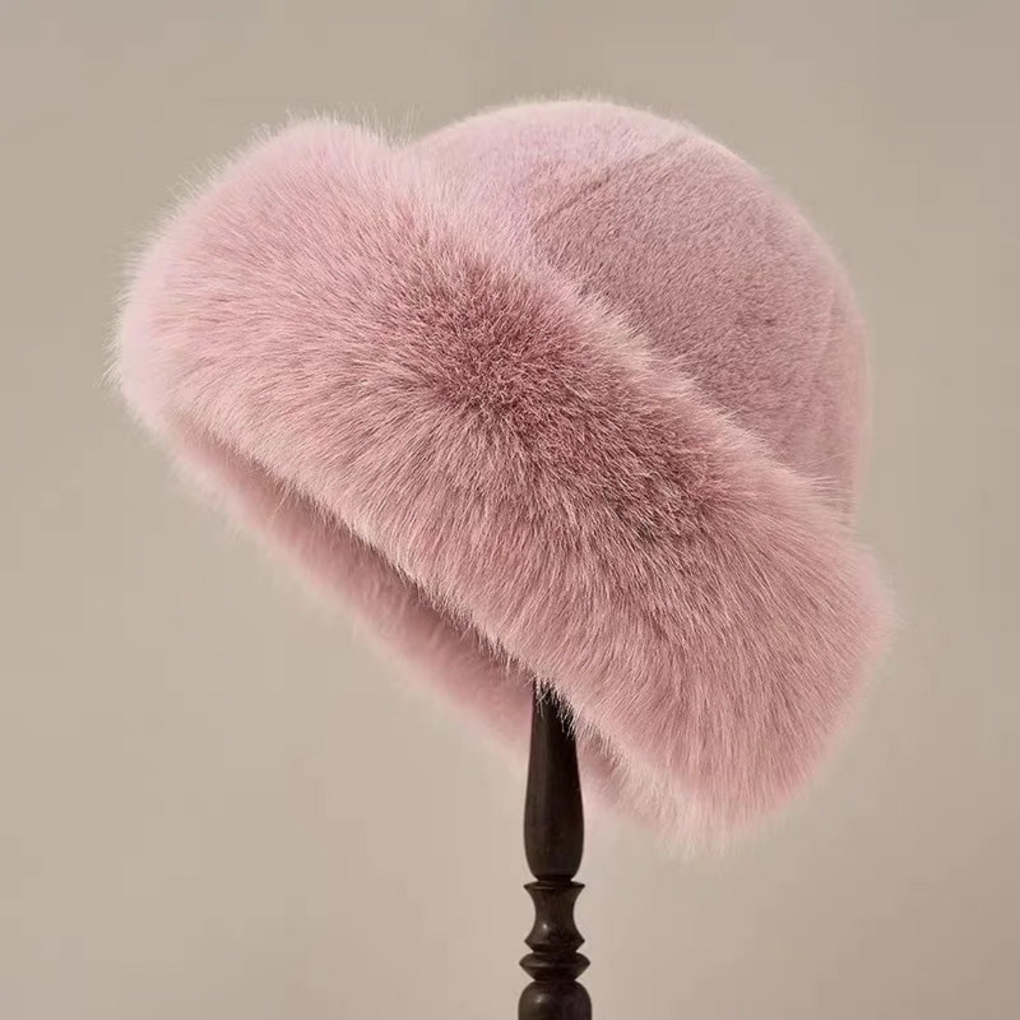 Women's Vintage Faux Fur Hat | Winter Elegant Headwear - Trendy Melbourne