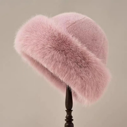 Women's Vintage Faux Fur Hat | Winter Elegant Headwear - Trendy Melbourne