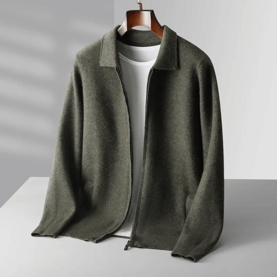 Spencer | Classic cashmere knit sweater