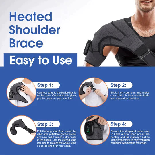 Warm Shoulder Support Massager Wrap