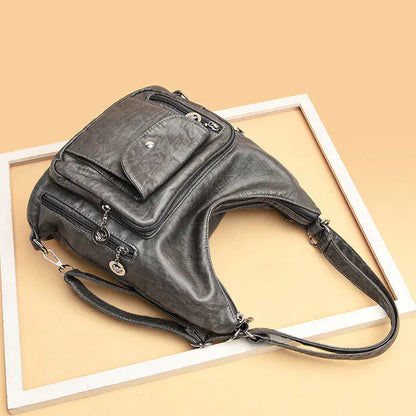 Stylish Genuine Leather Tote Handbag