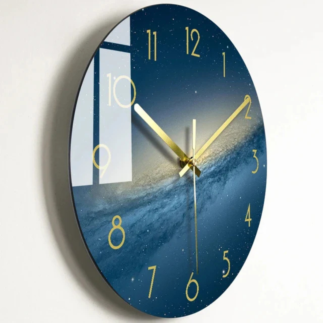 Big Clear Wall Clock - Simple Modern Home Decor