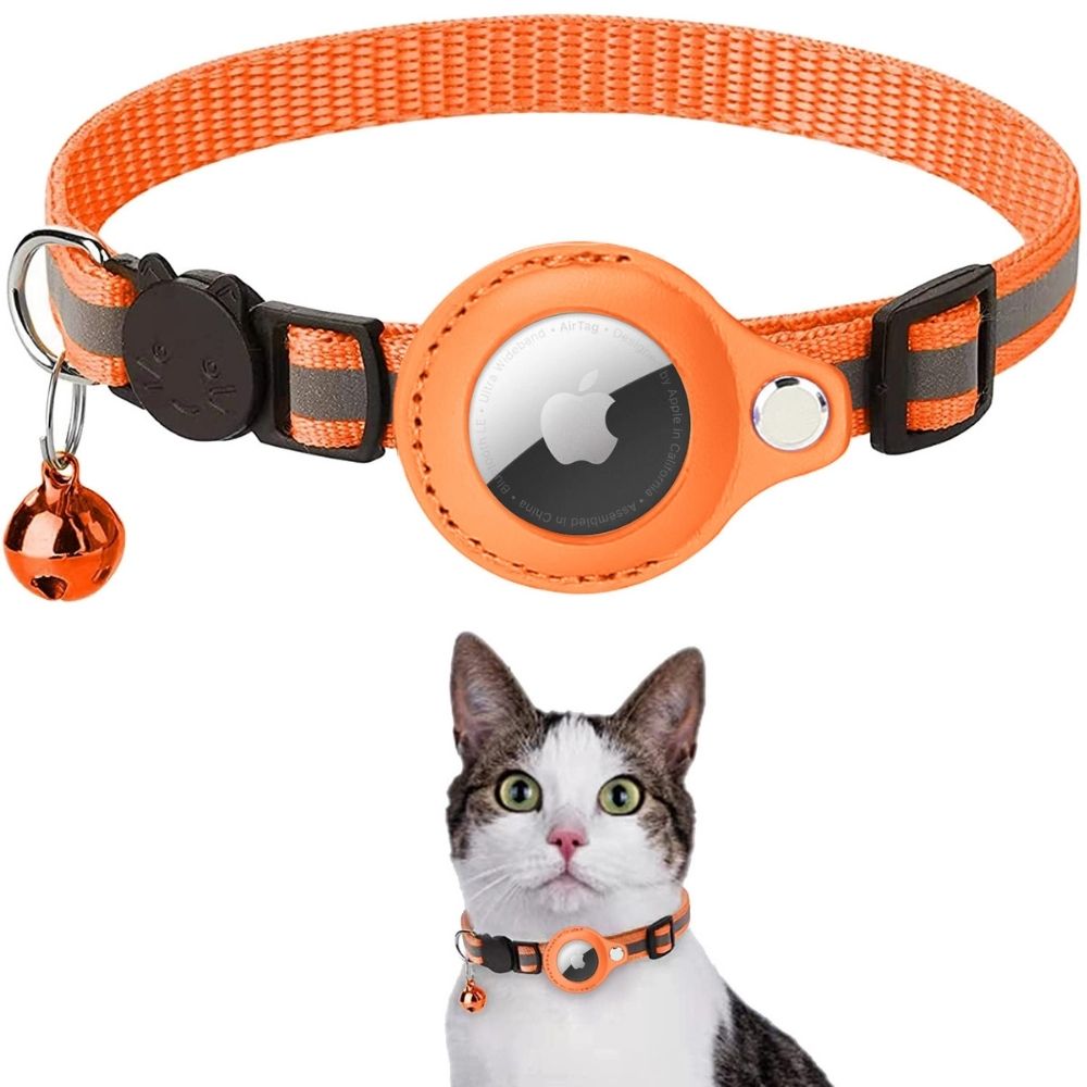 Adjustable Pet Collar with Quick Release – Reflective & Tracker Friendly