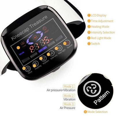 Therapeutic Knee Massager with Heat and Pressure Relief