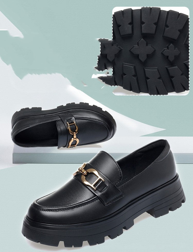 Stylish Leather Women's High Heels