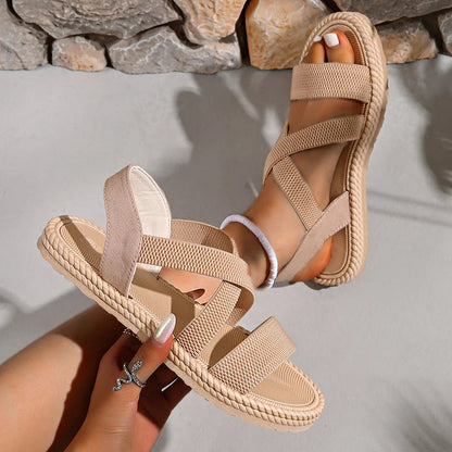 Comfortable Braided Flat Sandals