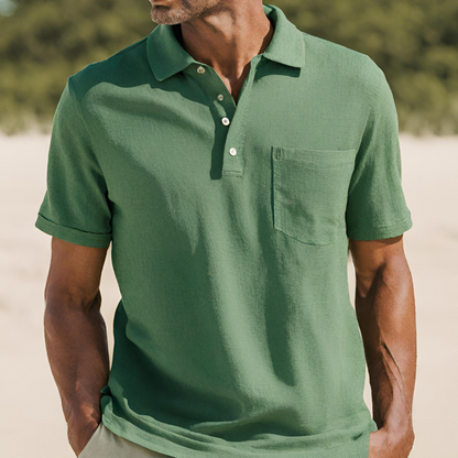 Classic Casual Short Sleeve Polo Shirt