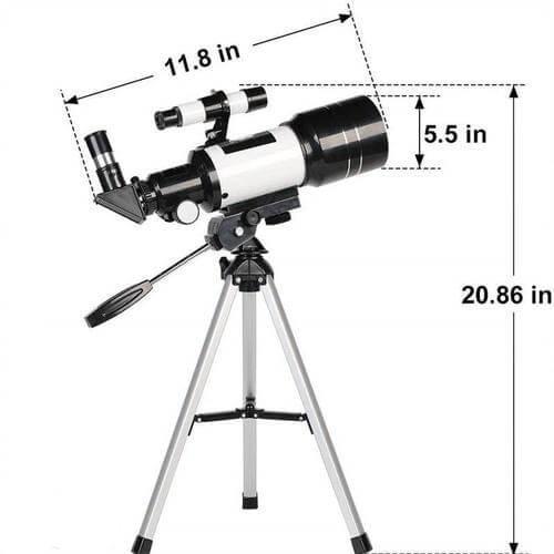 Easy View Astronomy Telescope with Tripod and 150x Zoom