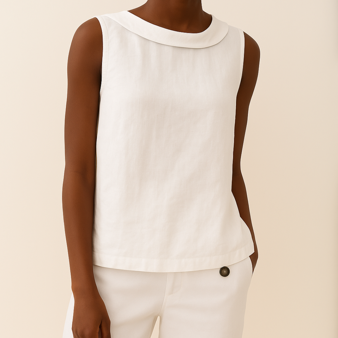 Tank Style Crew Neck Women's Top