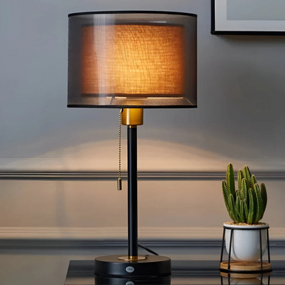 Classic Double Shade Table Lamp for Bedroom - Luxivelle