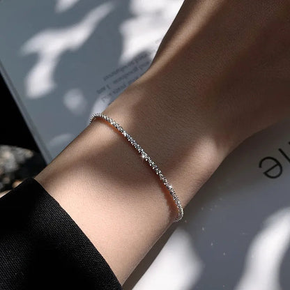 Sparkling Silver Bracelet - Luxivelle
