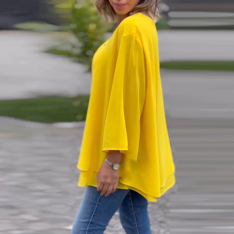 Aria | Chiffon Blouse for Women - Elegant Summer Top 6