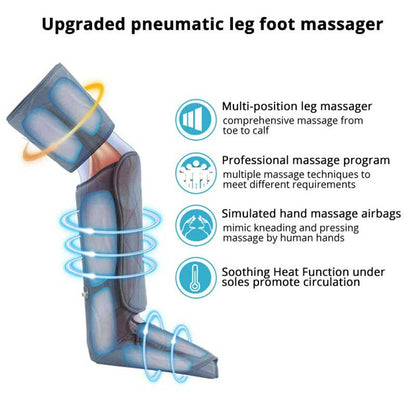 Heated Leg Massager For Improved Blood Circulation