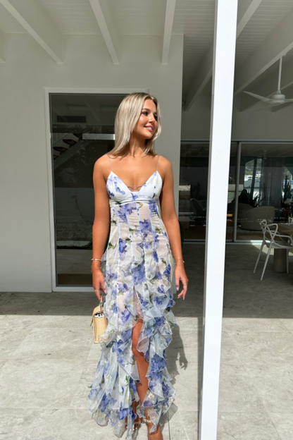 Beautiful Flower Girl Maxi Dress