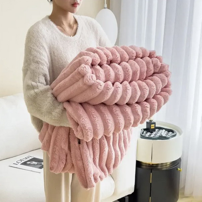 Luxury Fluffy Blanket | Soft, Cozy and Stylish Throw - Trendy Melbourne