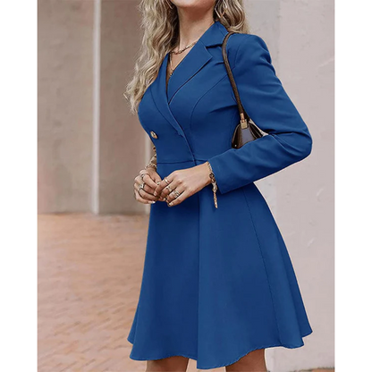 Flattering Fit Lady A-Line Long Dress