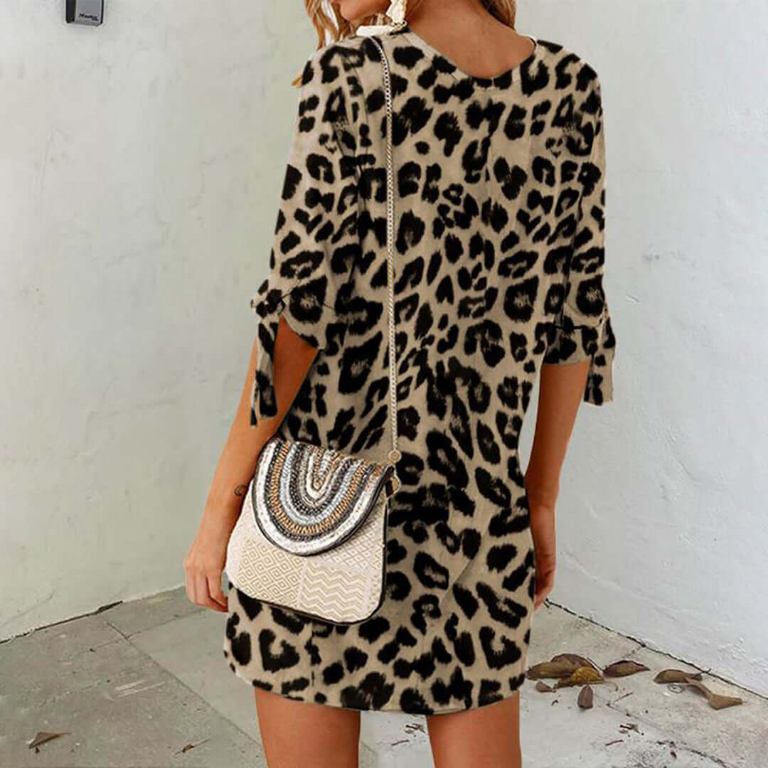 Animal Print Short Sundress
