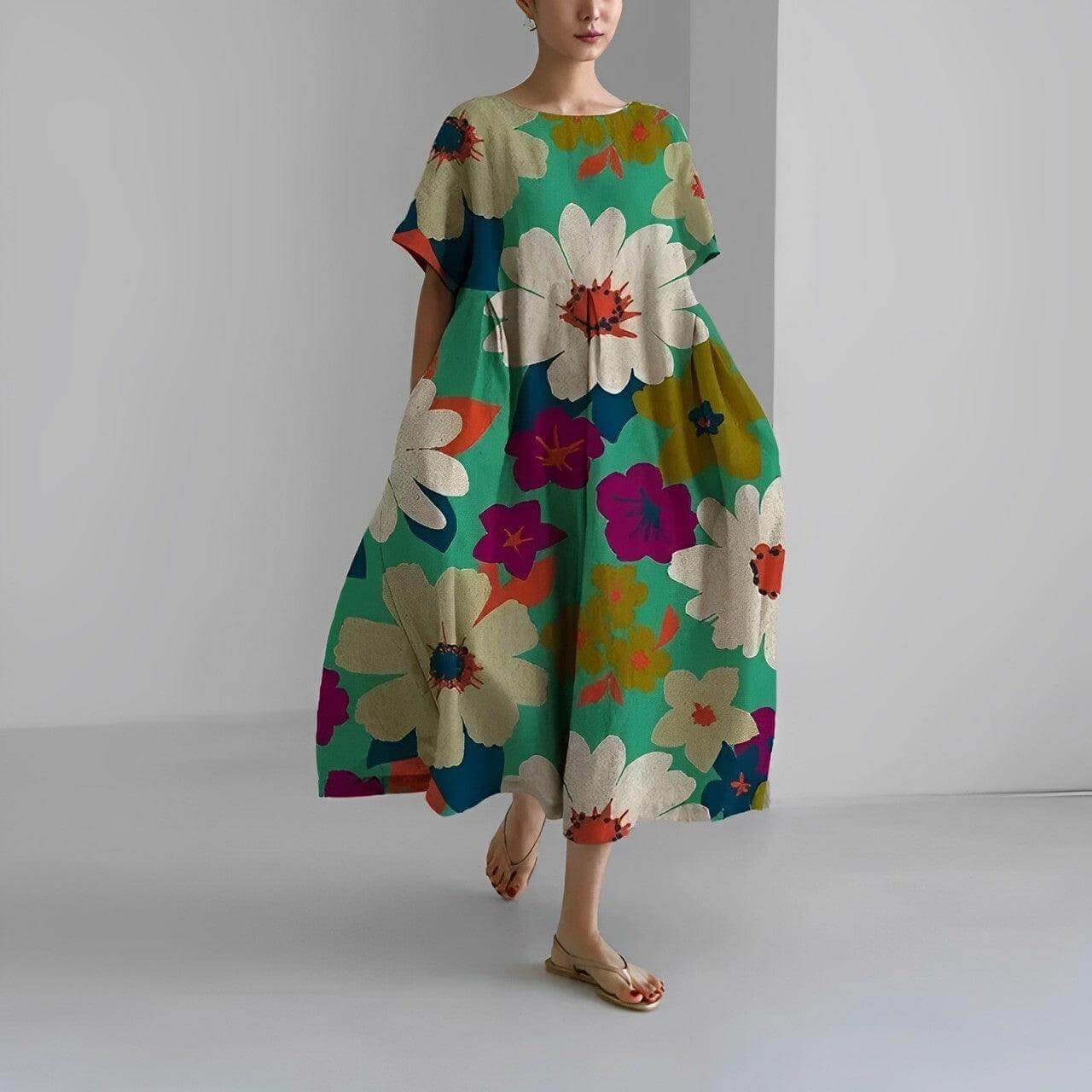 Comfy Floral Sundress for Women