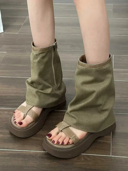 Ankle Strap Boots for Ladies