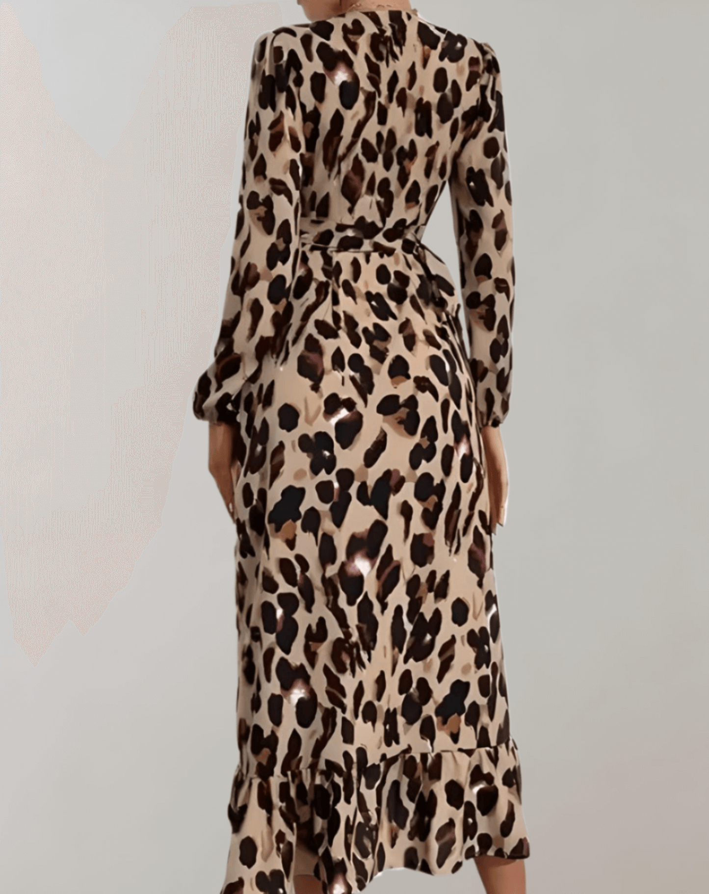 Fashionable Animal Print Sundress for Women