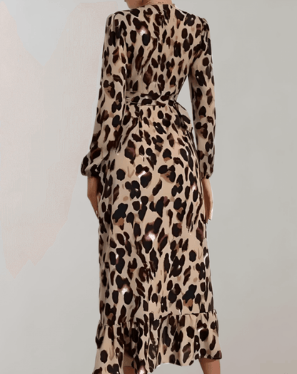 Fashionable Animal Print Sundress for Women