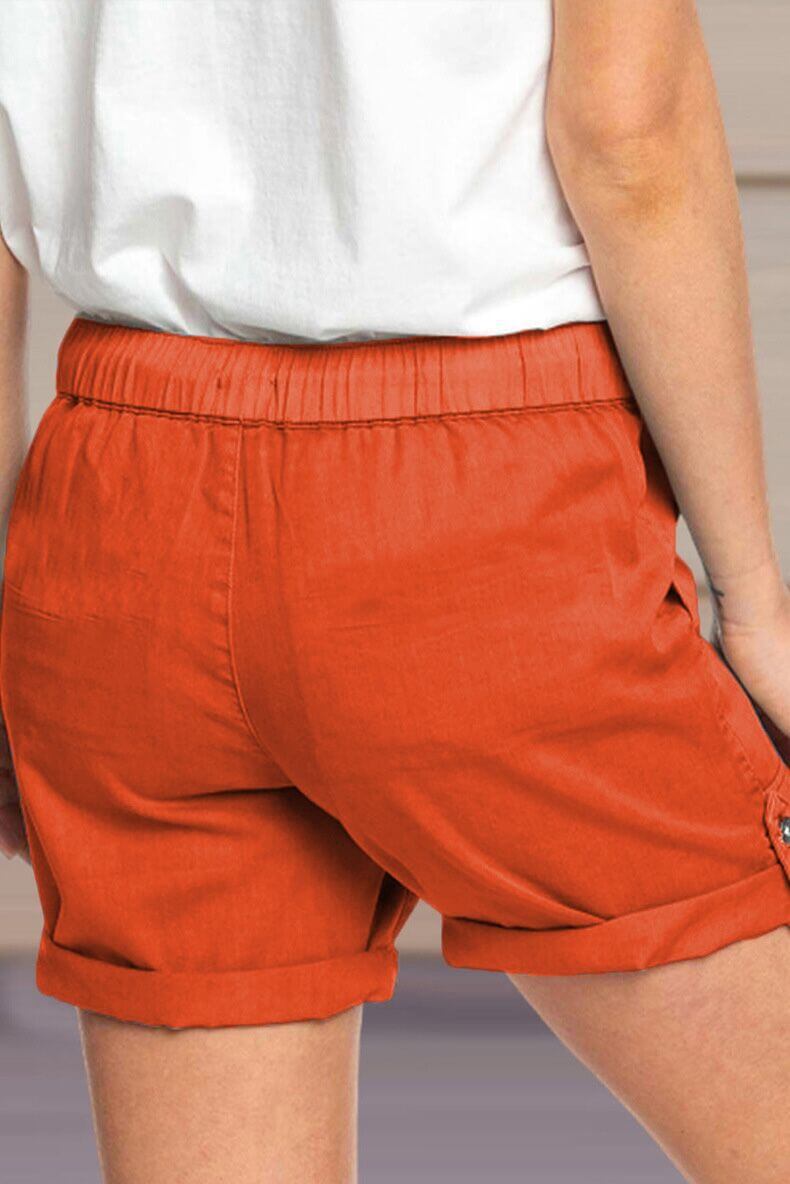 Comfortable Elastic Waist Women's Shorts