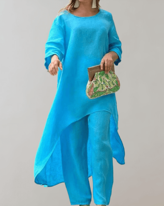 Classic Wool Suit Jacket and Skirt Set - Luxivelle