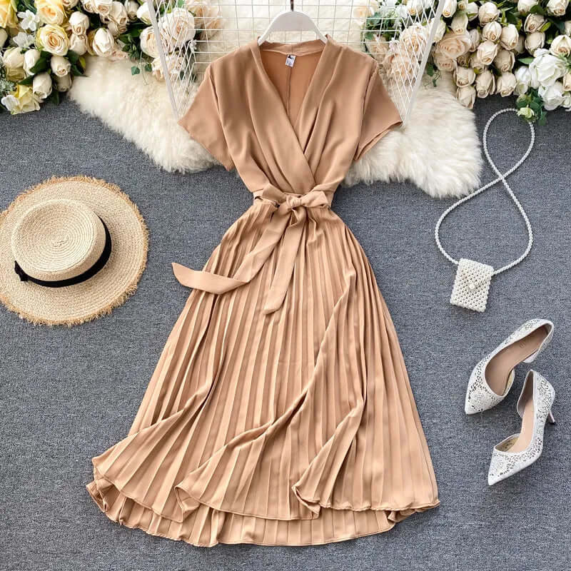 Ladies' Classic Flared Knee Length Dress