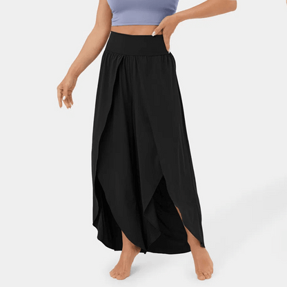 Comfortable High Waist Wide Leg Trousers