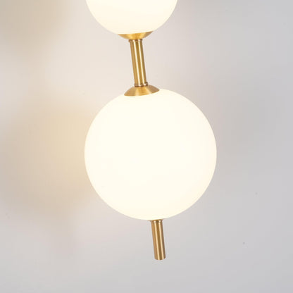 Sleek Round Glass Wall Light