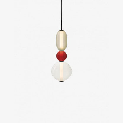 Vibrant Glass Drop Ceiling Light