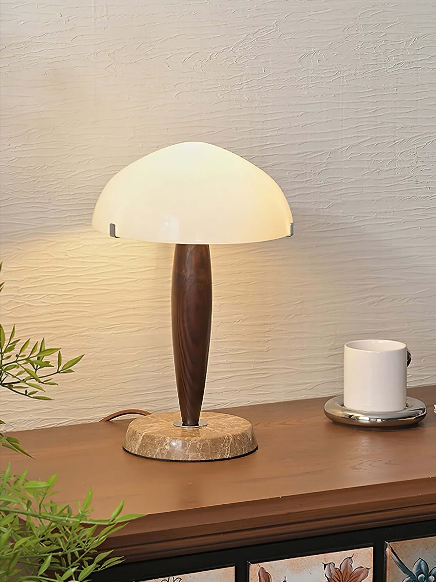 Stylish Wooden Desk Table Lamp