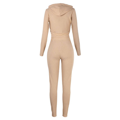 Ladies' Fitted Sport Hoodie Suit