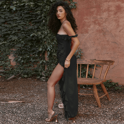 Beautiful Flowy Long Evening Dress