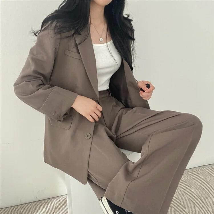Classic Fit Jacket and Trousers Suit Set