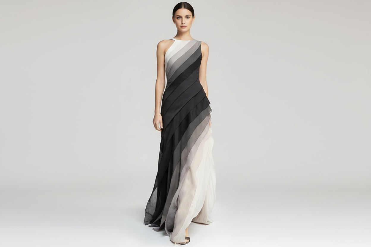 Beautiful Chic Ladies Evening Dress - Luxivelle