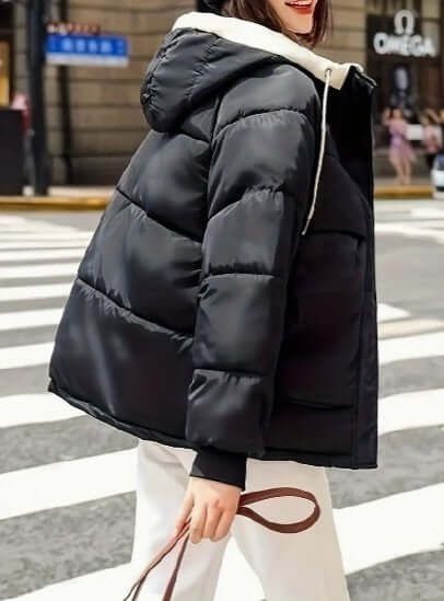 Warm Women's Hooded Fleece Coat