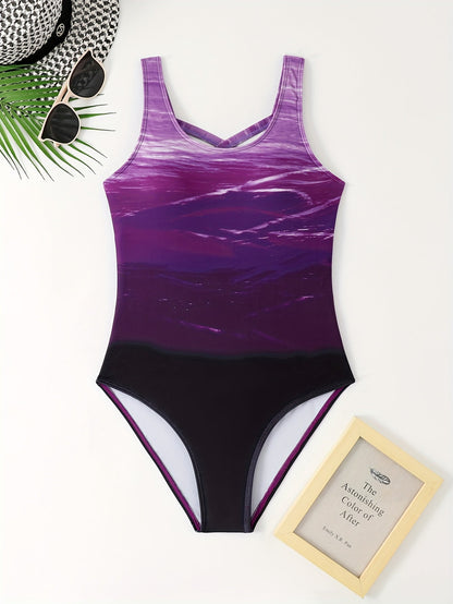 Beachy Ocean Blue Swimsuit