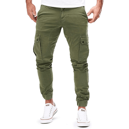 Men's Fitted Elastic Combat Pants