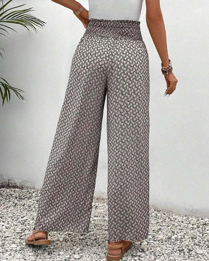 Loose Fit Wide Leg Pants - Comfortable & Breathable