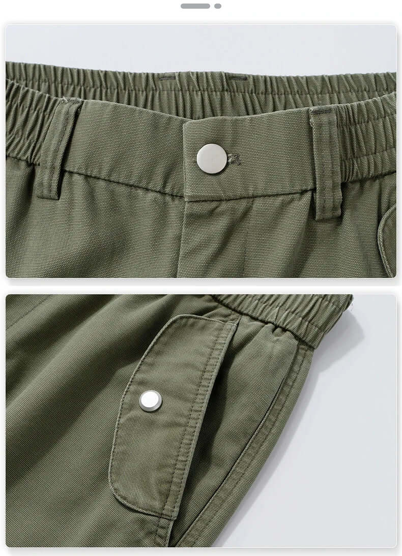 Comfortable Men's Casual Cargo Pants with Extra Pockets