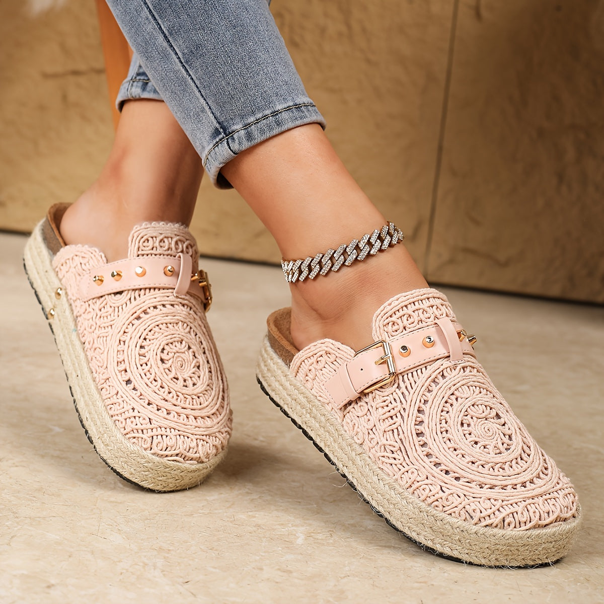 Bohemian Handmade Crochet Slippers